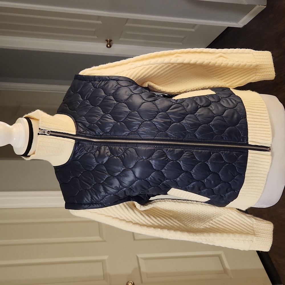 NWOT Sweater Puffer Vest